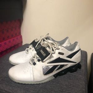 White Reebok lifters Size 7